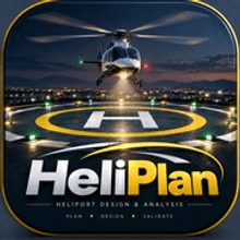 HeliPlanIQ heliport design icon